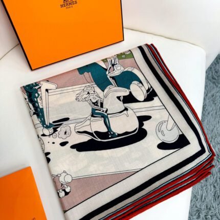 Hermès Cashmere Square Scarf  Size：135cm*135cm